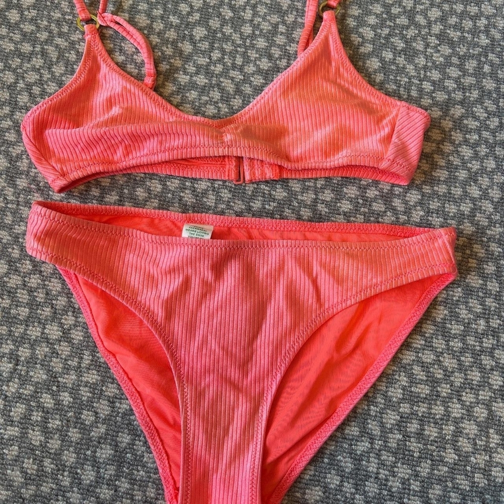 Aerie Coral Bikini Bottom